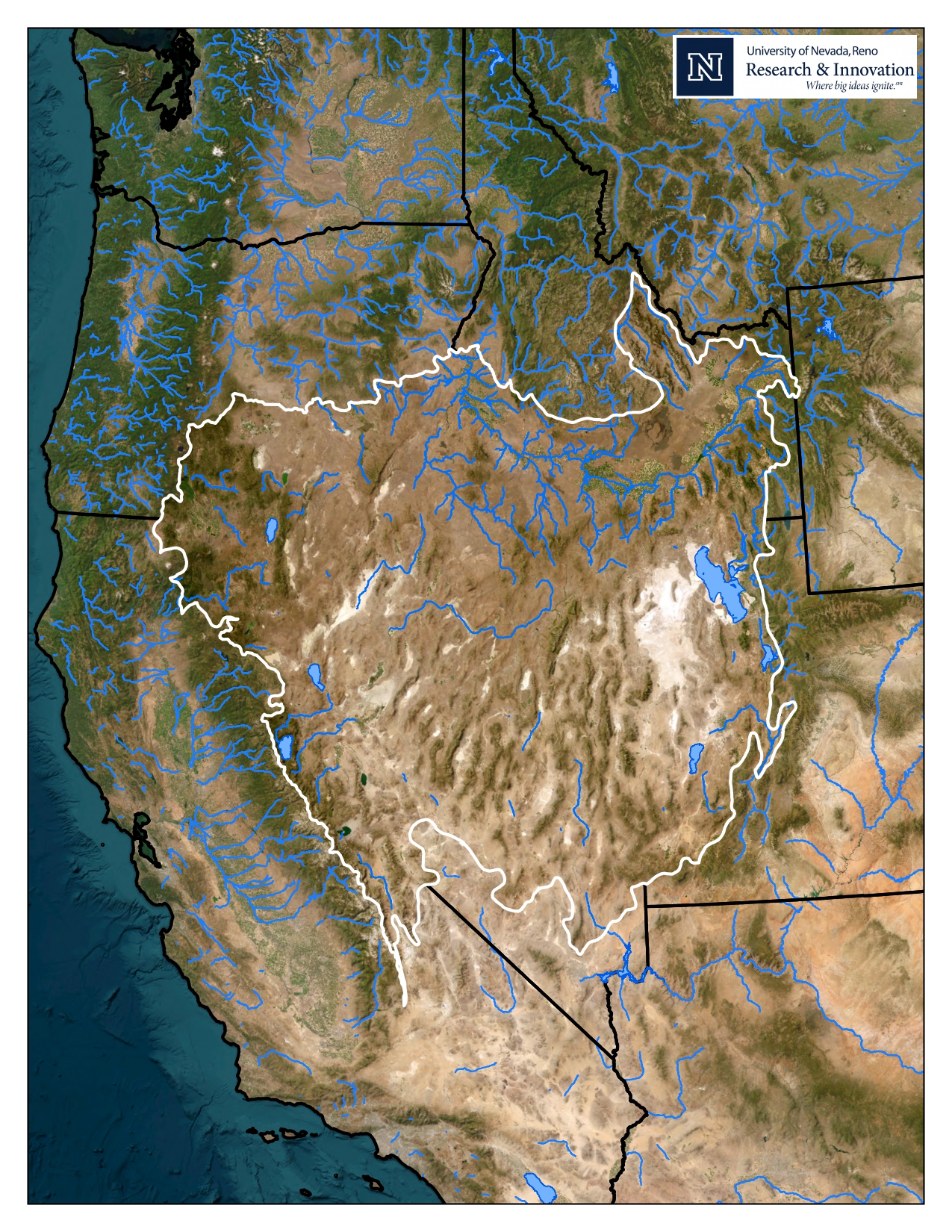 Map of Great Basin